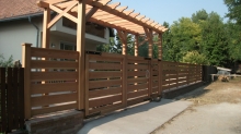 Kerítés, pergola, télikert - 